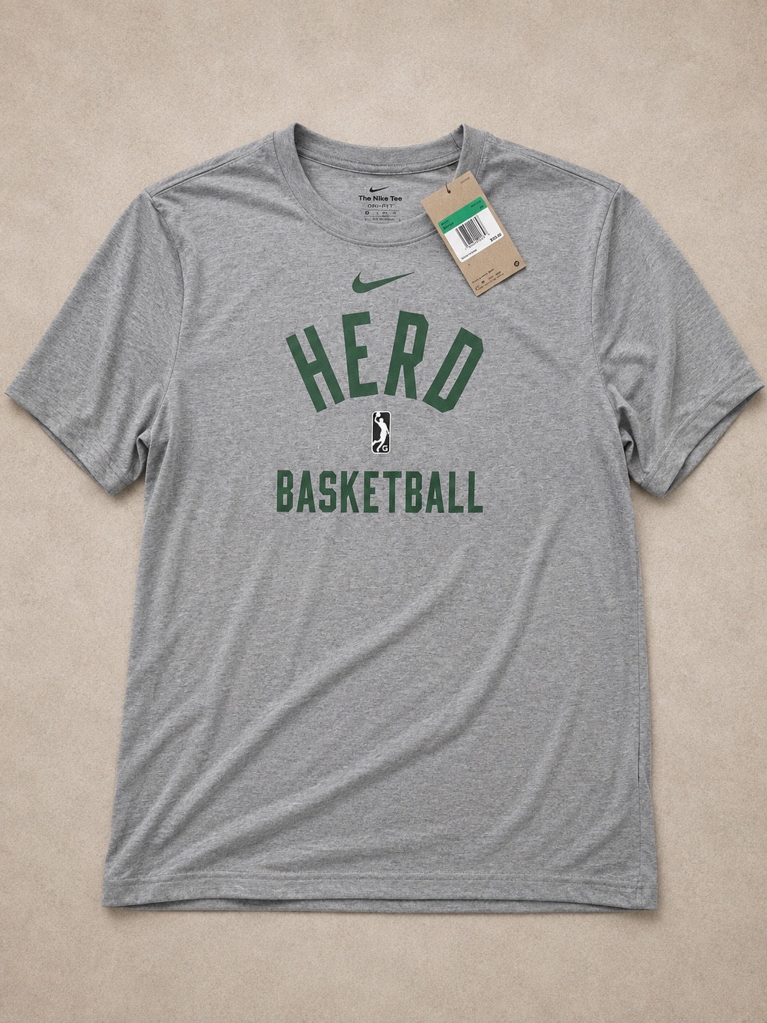 Nike Dri-FIT Herd Basketball Performance T-Shirt – Heather Gray – XL