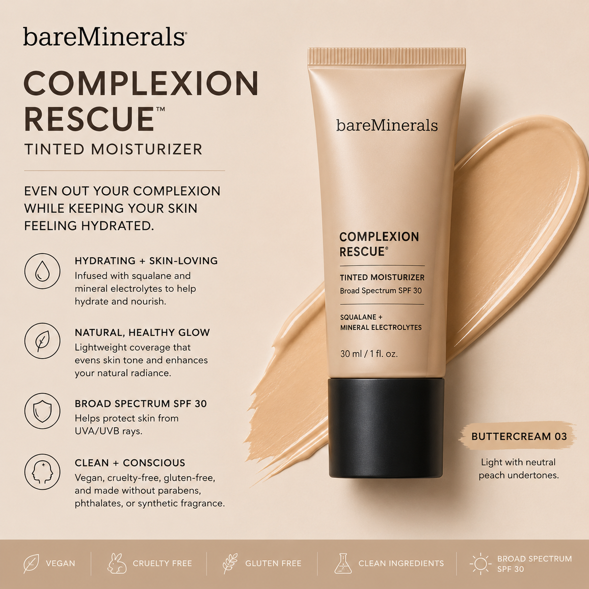 bareMinerals Complexion Rescue Tinted Moisturizer
