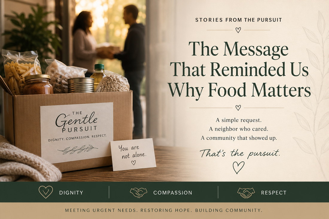 The Message That Reminded Us Why Food Matters