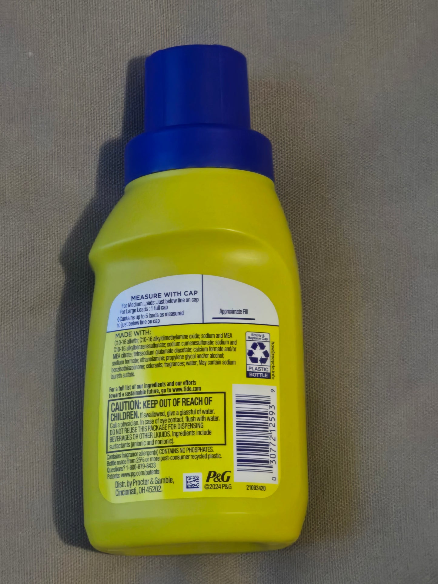 Tide Simply All In One Liquid Laundry Detergent – Refreshing Breeze, 8 fl oz (5 Loads)