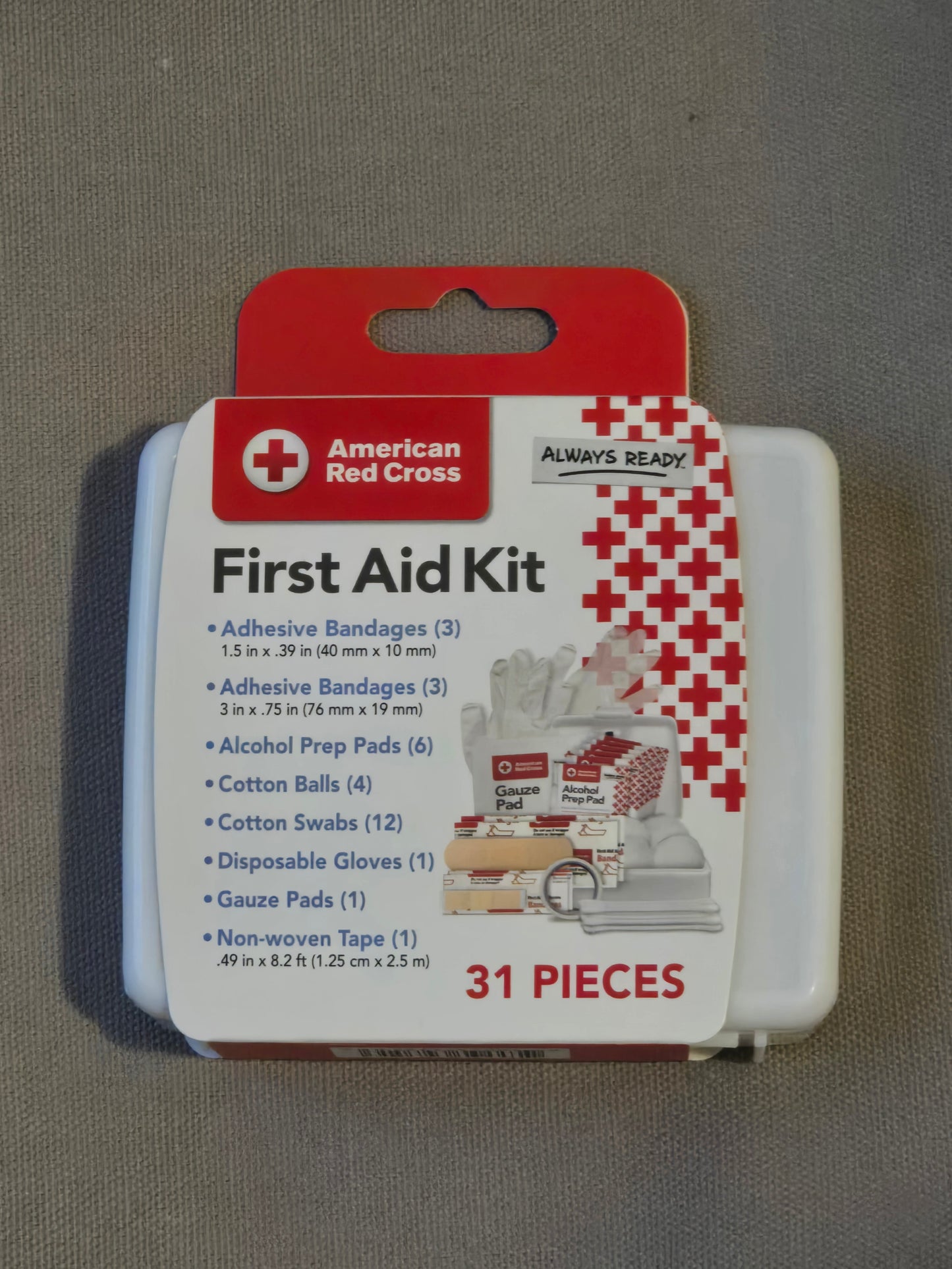 American Red Cross First Aid Kit – 31 Piece