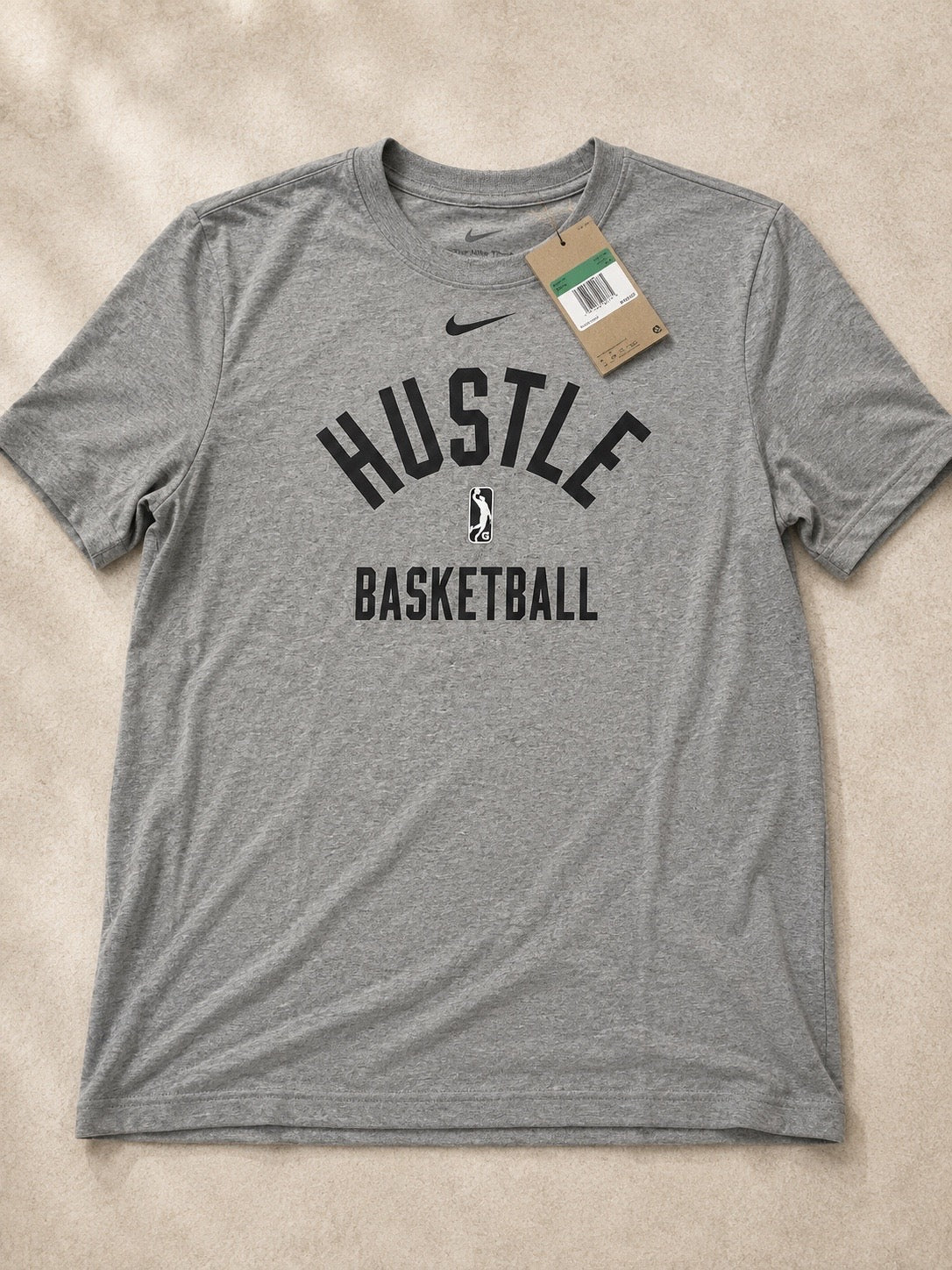 Nike Dri-FIT Hustle Basketball Performance T-Shirt – Gray – XL