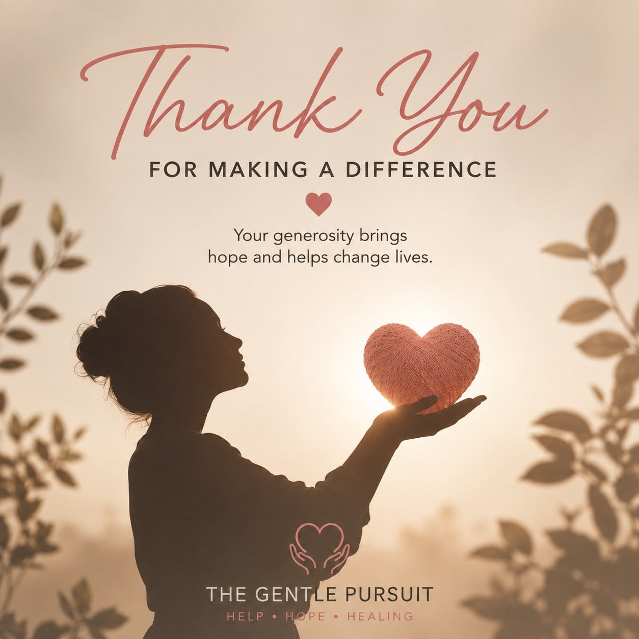 Donate to The Gentle Pursuit
