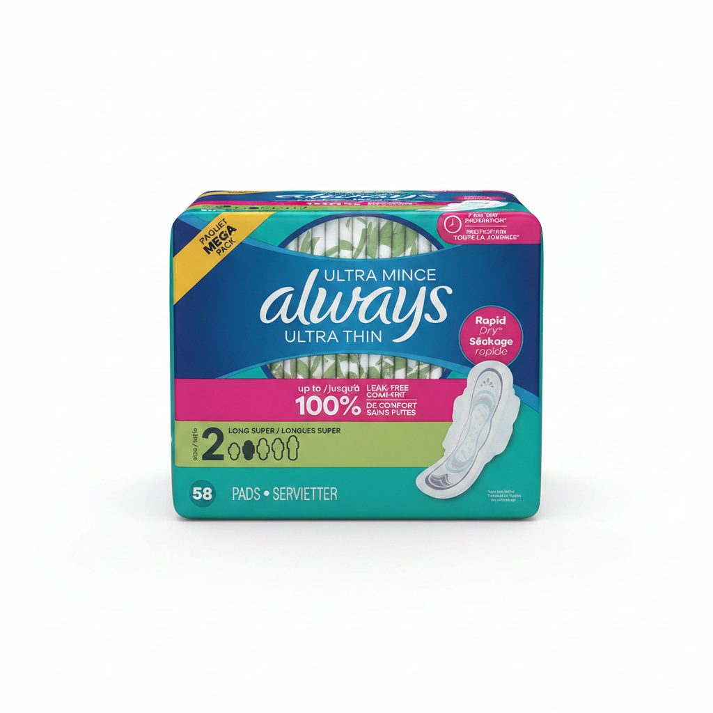 Always Ultra Thin Pads – Clean Product Image