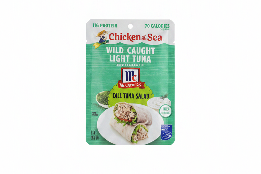 Chicken of the Sea Wild Caught Light Tuna Dill Tuna Salad Clean Product Photo