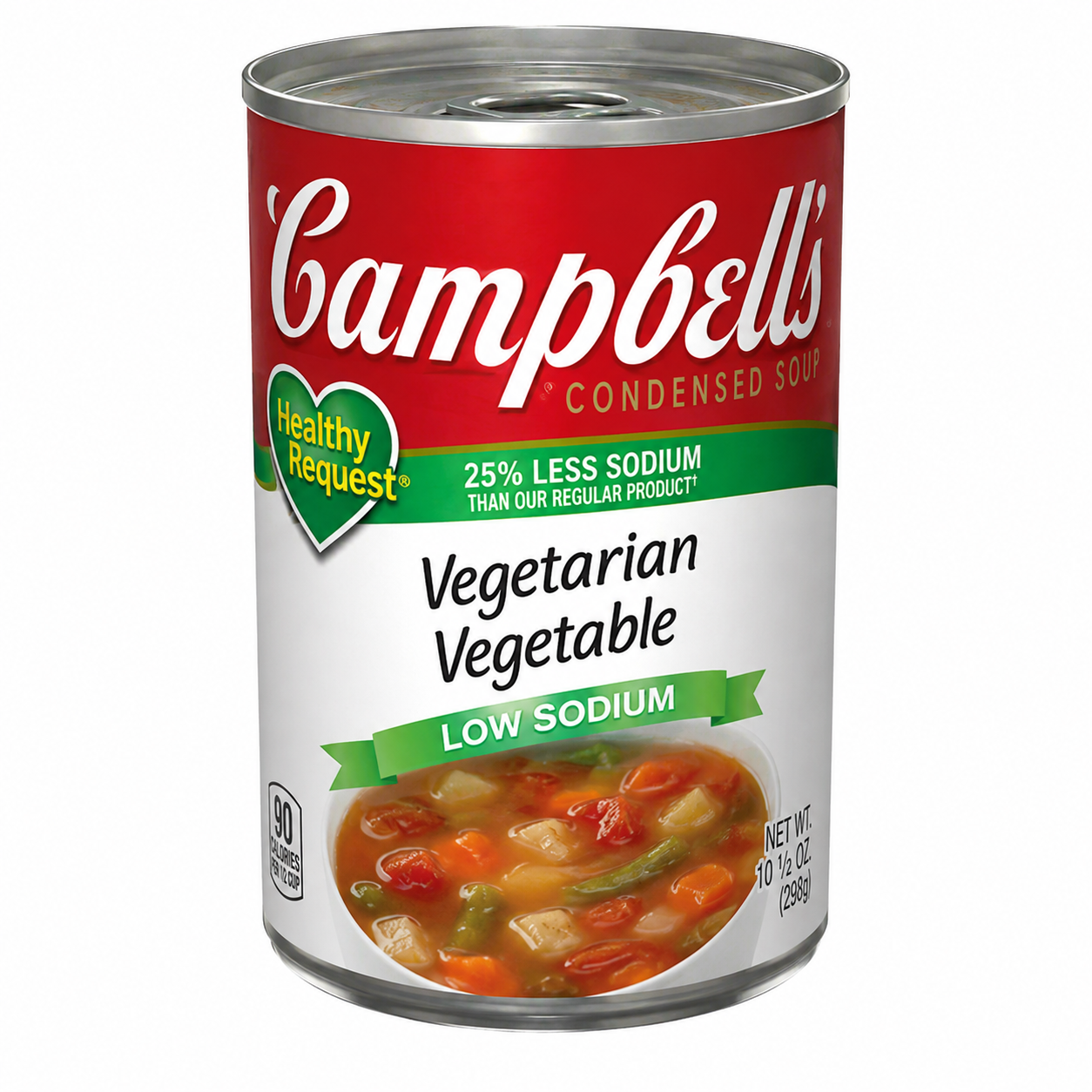 Campbell's Low Sodium Vegetarian Vegetable Soup – 10.5 oz
