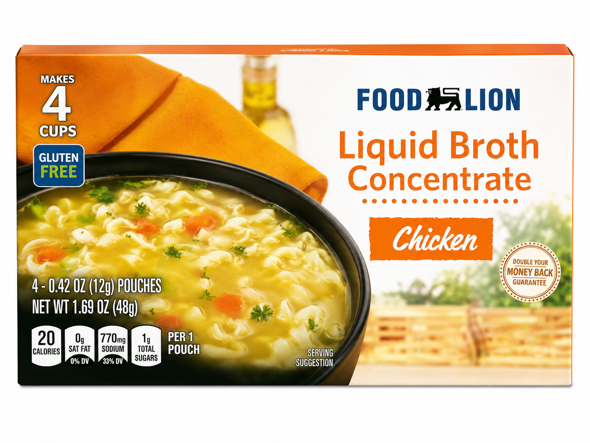 Food Lion Chicken Broth Concentrate – Makes 4 Cups
