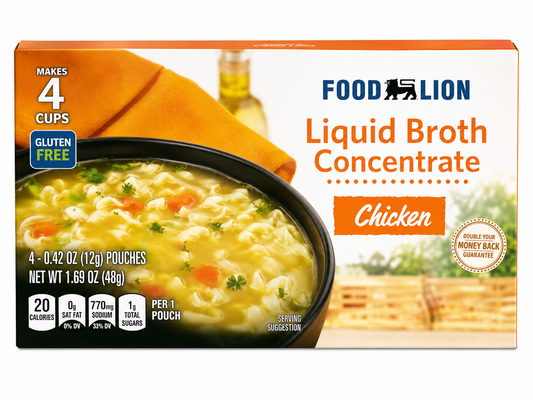 Food Lion Chicken Broth Concentrate – Makes 4 Cups