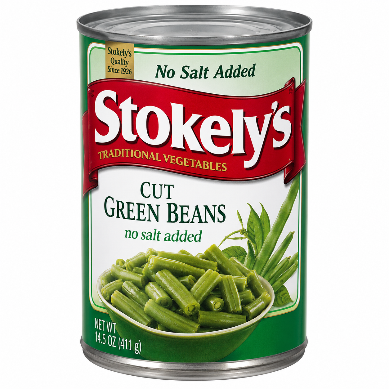 Stokely's No Salt Added Cut Green Beans