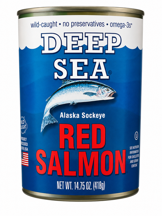 Deep Sea Alaska Sockeye Red Salmon – 14.75 oz