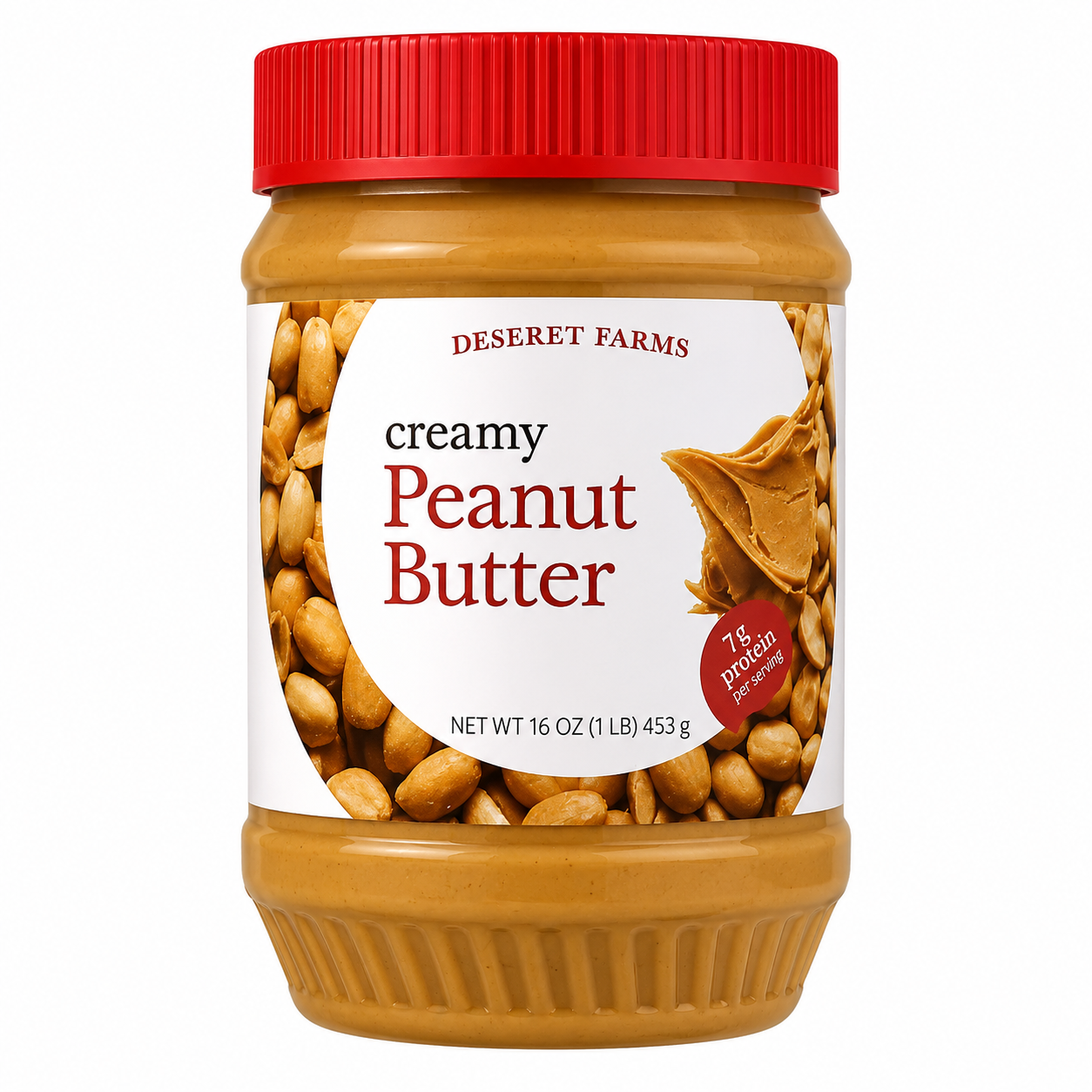Deseret Farms Creamy Peanut Butter – 16 oz