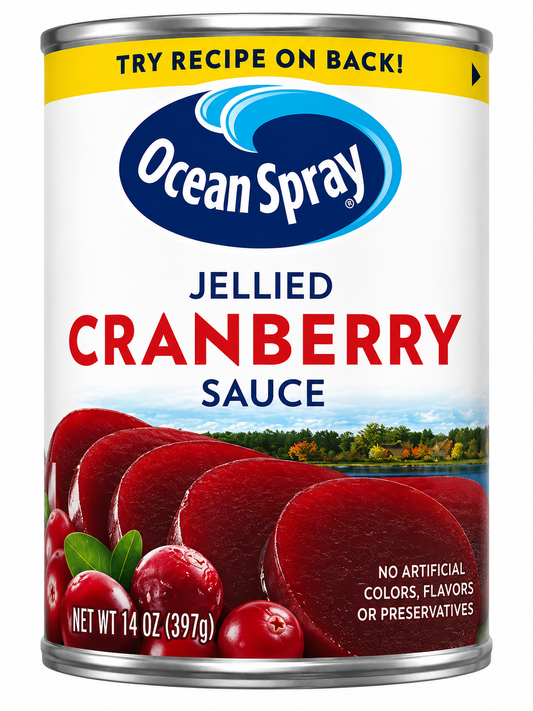 Ocean Spray Jellied Cranberry Sauce – 14 oz