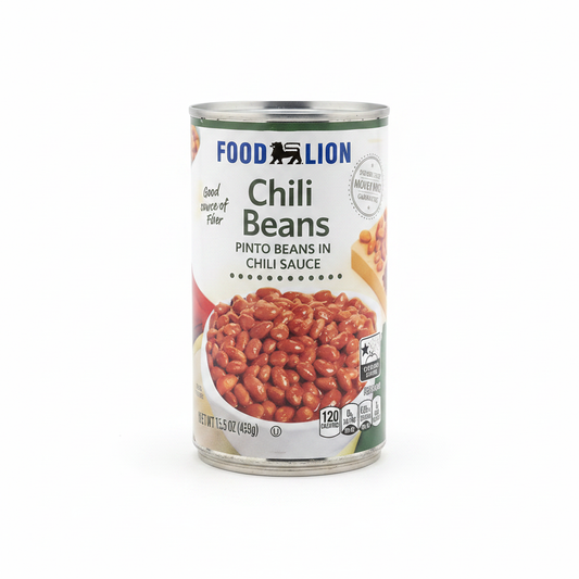 Food Lion Chili Beans Clean Product Photo