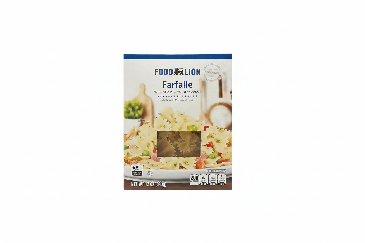 Food Lion Farfalle Clean Product Photo