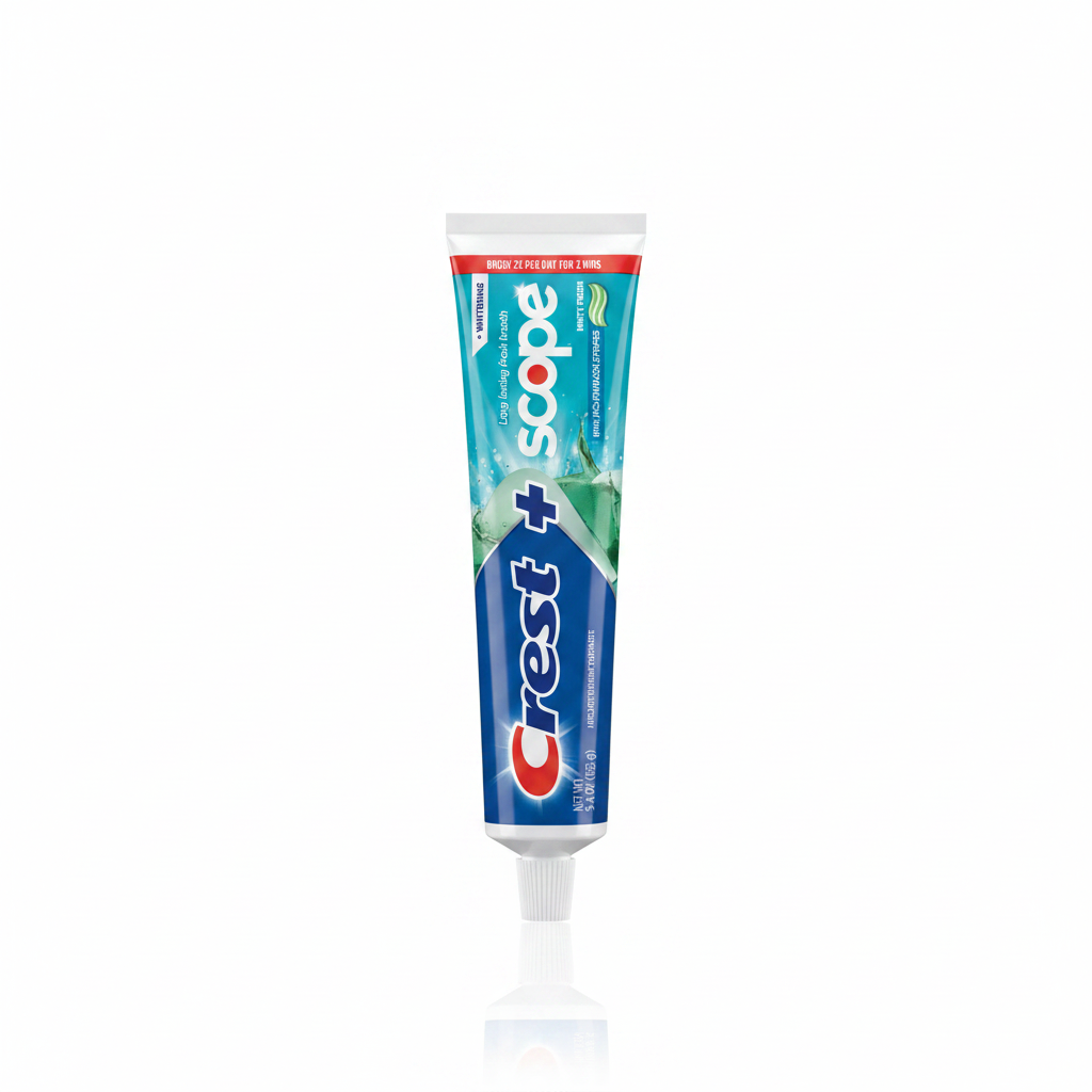 Crest + Scope Minty Fresh Whitening Toothpaste 5.4 oz