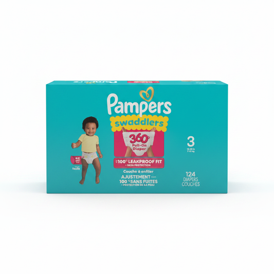 Pampers Swaddlers 360 Pull-On Diapers Size 3 124 count