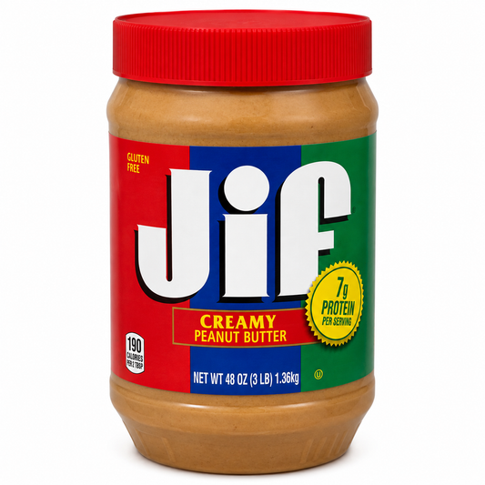Jif Creamy Peanut Butter – 48 oz