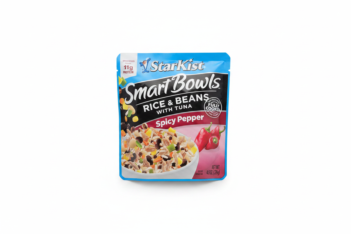 StarKist Smart Bowls Rice & Beans Spicy Pepper Clean Product Photo